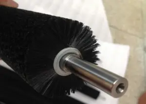 cepillo cilíndrico rotativo para diferentes aplicaciones